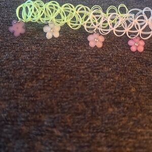 Floral Kids Hair Ties Set - Multicolor